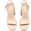 image:imageDREAM PAIRS Heels for Women Block Chunky Platform High Heels Open Toe Fashion Wedding Party Evening Prom Dance Ankle Strap Dress Pump Sandals ShoesNude
