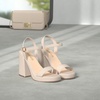 image:imageDREAM PAIRS Heels for Women Block Chunky Platform High Heels Open Toe Fashion Wedding Party Evening Prom Dance Ankle Strap Dress Pump Sandals ShoesNude