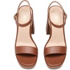 image:imageDREAM PAIRS Heels for Women Block Chunky Platform High Heels Open Toe Fashion Wedding Party Evening Prom Dance Ankle Strap Dress Pump Sandals ShoesTan