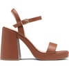 image:imageDREAM PAIRS Heels for Women Block Chunky Platform High Heels Open Toe Fashion Wedding Party Evening Prom Dance Ankle Strap Dress Pump Sandals ShoesTan