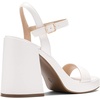 image:imageDREAM PAIRS Heels for Women Block Chunky Platform High Heels Open Toe Fashion Wedding Party Evening Prom Dance Ankle Strap Dress Pump Sandals ShoesWhite