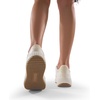 image:imageDREAM PAIRS Women Platform Chunky Lightweight Comfortable Casual Faux Leather Lace Up Dee Walking Fashion SneakersWhiteApricot