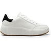 image:imageDREAM PAIRS Women Platform Chunky Lightweight Comfortable Casual Faux Leather Lace Up Dee Walking Fashion SneakersWhiteBlack