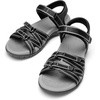 image:imageDREAM PAIRS Womens Comfortable Hiking Walking Sandal with Adjustable Hook and Loop Strap Sports TravelSummer Beach Outdoor Light Weight Water ShoesBlack
