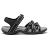 image:imageDREAM PAIRS Womens Comfortable Hiking Walking Sandal with Adjustable Hook and Loop Strap Sports TravelSummer Beach Outdoor Light Weight Water ShoesBlack
