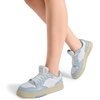 image:imageDREAM PAIRS Womens Fashion Walking Skateboard Court Sneakers Comfortable Low Top Lace Up Non Slip Retro Vintage Casual Classic Athletic ShoesWhiteBlue