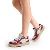 image:imageDREAM PAIRS Womens Fashion Walking Skateboard Court Sneakers Comfortable Low Top Lace Up Non Slip Retro Vintage Casual Classic Athletic ShoesWhiteRed