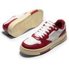 image:imageDREAM PAIRS Womens Fashion Walking Skateboard Court Sneakers Comfortable Low Top Lace Up Non Slip Retro Vintage Casual Classic Athletic ShoesWhiteRed
