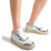 image:imageDREAM PAIRS Womens Fashion Walking Skateboard Court Sneakers Comfortable Low Top Lace Up Non Slip Retro Vintage Casual Classic Athletic ShoesWhiteSilver