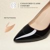 image:imageDREAM PAIRS Womens High Heels Pump Closed Pointed Toe Slip On Stiletto Dress Shoes Fashion Wedding Bridal Work Office Comfortable Pumps ShoesBlackRed