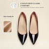 image:imageDREAM PAIRS Womens High Heels Pump Closed Pointed Toe Slip On Stiletto Dress Shoes Fashion Wedding Bridal Work Office Comfortable Pumps ShoesBlackRed