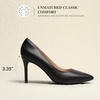 image:imageDREAM PAIRS Womens High Heels Pump Closed Pointed Toe Slip On Stiletto Dress Shoes Fashion Wedding Bridal Work Office Comfortable Pumps ShoesBlackpu