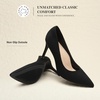 image:imageDREAM PAIRS Womens High Heels Pump Closed Pointed Toe Slip On Stiletto Dress Shoes Fashion Wedding Bridal Work Office Comfortable Pumps ShoesBlacksuede