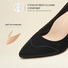 image:imageDREAM PAIRS Womens High Heels Pump Closed Pointed Toe Slip On Stiletto Dress Shoes Fashion Wedding Bridal Work Office Comfortable Pumps ShoesBlacksuede