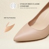 image:imageDREAM PAIRS Womens High Heels Pump Closed Pointed Toe Slip On Stiletto Dress Shoes Fashion Wedding Bridal Work Office Comfortable Pumps ShoesNude