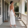 image:imageDREAM PAIRS Womens Kitten Heels Slingback Low Closed Toe Comfortable Pumps Pointed Toe Wedding Party Elegant Dress ShoesWhite