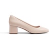 image:imageDREAM PAIRS Womens Low Chunky Heels Square Toe Pumps Comfortable Slip On Dress Shoes Wedding Party Office Shoes