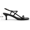 image:imageDREAM PAIRS Womens Low Kitten Heels Square Open Toe Ankle Strap Party Wedding Dressy 216 Inch 2026 Sandals Shoes With Quiet Heel CapBlack