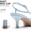 image:imageDREAM PAIRS Womens Low Kitten Heels Square Open Toe Ankle Strap Party Wedding Dressy 216 Inch 2026 Sandals Shoes With Quiet Heel CapBlue