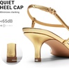 image:imageDREAM PAIRS Womens Low Kitten Heels Square Open Toe Ankle Strap Party Wedding Dressy 216 Inch 2026 Sandals Shoes With Quiet Heel CapGold