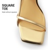 image:imageDREAM PAIRS Womens Low Kitten Heels Square Open Toe Ankle Strap Party Wedding Dressy 216 Inch 2026 Sandals Shoes With Quiet Heel CapGold