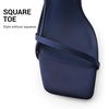 image:imageDREAM PAIRS Womens Low Kitten Heels Square Open Toe Ankle Strap Party Wedding Dressy 216 Inch 2026 Sandals Shoes With Quiet Heel CapNavy