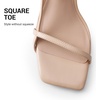 image:imageDREAM PAIRS Womens Low Kitten Heels Square Open Toe Ankle Strap Party Wedding Dressy 216 Inch 2026 Sandals Shoes With Quiet Heel CapNude