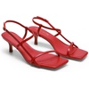 image:imageDREAM PAIRS Womens Low Kitten Heels Square Open Toe Ankle Strap Party Wedding Dressy 216 Inch 2026 Sandals Shoes With Quiet Heel CapRed