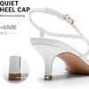 image:imageDREAM PAIRS Womens Low Kitten Heels Square Open Toe Ankle Strap Party Wedding Dressy 216 Inch 2026 Sandals Shoes With Quiet Heel CapWhite