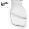 image:imageDREAM PAIRS Womens Low Kitten Heels Square Open Toe Ankle Strap Party Wedding Dressy 216 Inch 2026 Sandals Shoes With Quiet Heel CapWhite