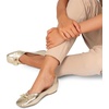image:imageDREAM PAIRS Womens Low Wedge Dressy Flats Comfortable Square Toe Rhinestone Wedding ShoesGoldmetallic