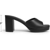 image:imageDREAM PAIRS Womens Platform Block Heel Mule Sandals Square Toe Ankle Strap Slip On Comfortable Heeled Sandals for Party Wedding ShoesBlack
