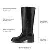 image:imageDREAM PAIRS Womens Square Toe Platform Chunky Block Heel Knee High Riding BootsBlack