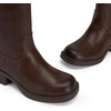 image:imageDREAM PAIRS Womens Square Toe Platform Chunky Block Heel Knee High Riding BootsDark Brown