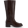 image:imageDREAM PAIRS Womens Square Toe Platform Chunky Block Heel Knee High Riding BootsDark Brown