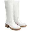 image:imageDREAM PAIRS Womens Square Toe Platform Chunky Block Heel Knee High Riding BootsWhite