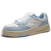 image:imageDREAM PAIRS Womens Fashion Walking Skateboard Court Sneakers Comfortable Low Top Lace Up Non Slip Retro Vintage Casual Classic Athletic ShoesWhiteBlue