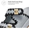 image:imageDREAM PAIRS Platform Sandals Women Raffia Espadrilles Summer Comfortable Wedge Sandals Beach Vacation Adjustable Buckle Cute Slide SandalsBlue