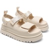 image:imageDREAM PAIRS Platform Sandals for Women Chunky Open Toe Dress Walking Comfortable Flat Sandals for SummerNude