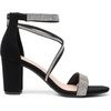 image:imageDREAM PAIRS Womens Chunky Block Heel Sandals Open Toe Ankle Strap Dress Shoes Comfortable Wedding Guest Heels for Party Prom and Formal EventsBlacksuede