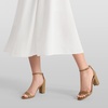 image:imageDREAM PAIRS Womens Chunky Block Heel Sandals Open Toe Ankle Strap Dress Shoes Comfortable Wedding Guest Heels for Party Prom and Formal EventsNudePu