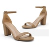 image:imageDREAM PAIRS Womens Chunky Block Heel Sandals Open Toe Ankle Strap Dress Shoes Comfortable Wedding Guest Heels for Party Prom and Formal EventsNudePu