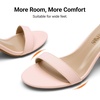 image:imageDREAM PAIRS Womens Chunky Block Heel Sandals Open Toe Ankle Strap Dress Shoes Comfortable Wedding Guest Heels for Party Prom and Formal EventsPink