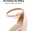 image:imageDREAM PAIRS Womens Chunky Block Heel Sandals Open Toe Ankle Strap Dress Shoes Comfortable Wedding Guest Heels for Party Prom and Formal EventsPink