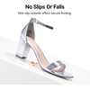 image:imageDREAM PAIRS Womens Chunky Block Heel Sandals Open Toe Ankle Strap Dress Shoes Comfortable Wedding Guest Heels for Party Prom and Formal EventsSilvermetallic