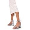 image:imageDREAM PAIRS Womens Chunky Block Heel Sandals Open Toe Ankle Strap Dress Shoes Comfortable Wedding Guest Heels for Party Prom and Formal EventsSilverrhinestone