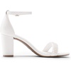 image:imageDREAM PAIRS Womens Chunky Block Heel Sandals Open Toe Ankle Strap Dress Shoes Comfortable Wedding Guest Heels for Party Prom and Formal EventsWhitePearl