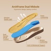 image:imageDREAM PAIRS Womens Comfortable Cork Sandals Suede Leather Insole Slides Arch Support Walking SandalsBrown