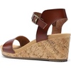 image:imageDREAM PAIRS Womens Open Toe Buckle Ankle Strap Platform Wedge Sandals for Women Summer Dressy ShoesBrownpu