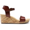 image:imageDREAM PAIRS Womens Open Toe Buckle Ankle Strap Platform Wedge Sandals for Women Summer Dressy ShoesBrownpu
